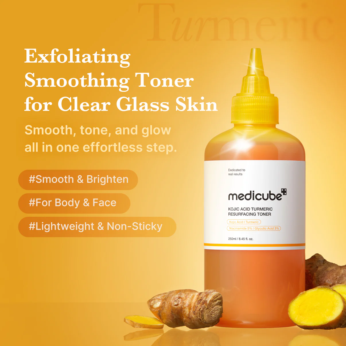 Medicube Kojic Acid Turmeric Toner 250ml - Image 2