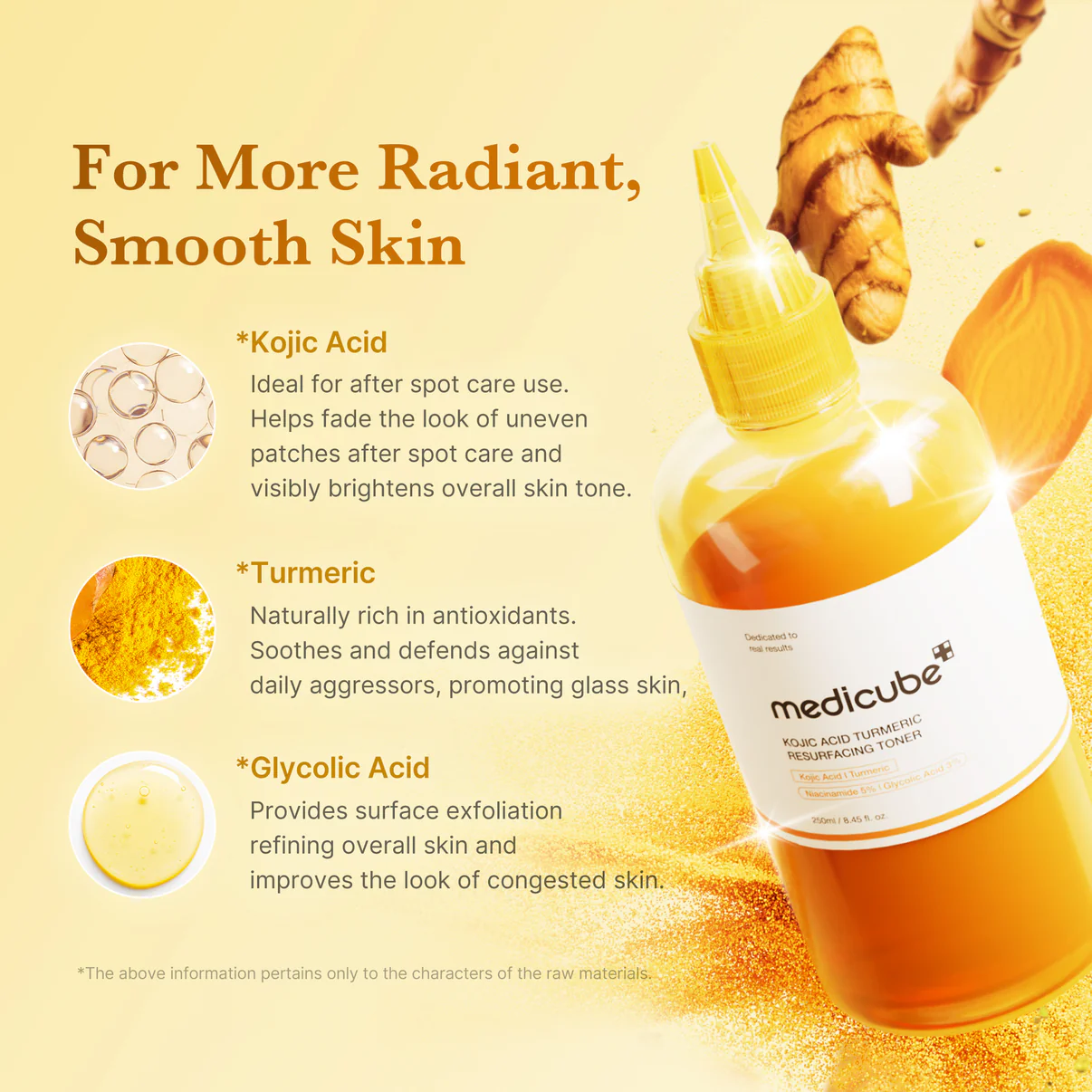 Medicube Kojic Acid Turmeric Toner 250ml - Image 3