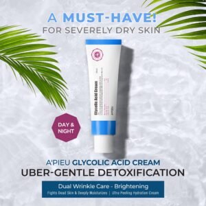A’PIEU Glycolic Acid Cream 50mL 1.69 fl oz, Gentle Daily Peeling Gel Cream