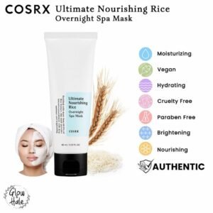 COSRX Ultimate Nourishing Rice Overnight Spa Mask, Niacinamide, 2.02fl.oz