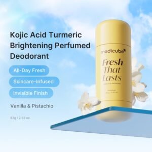 medicube Deodorant Kojic Acid & Turmeric for Women & Men, Aluminum-Free