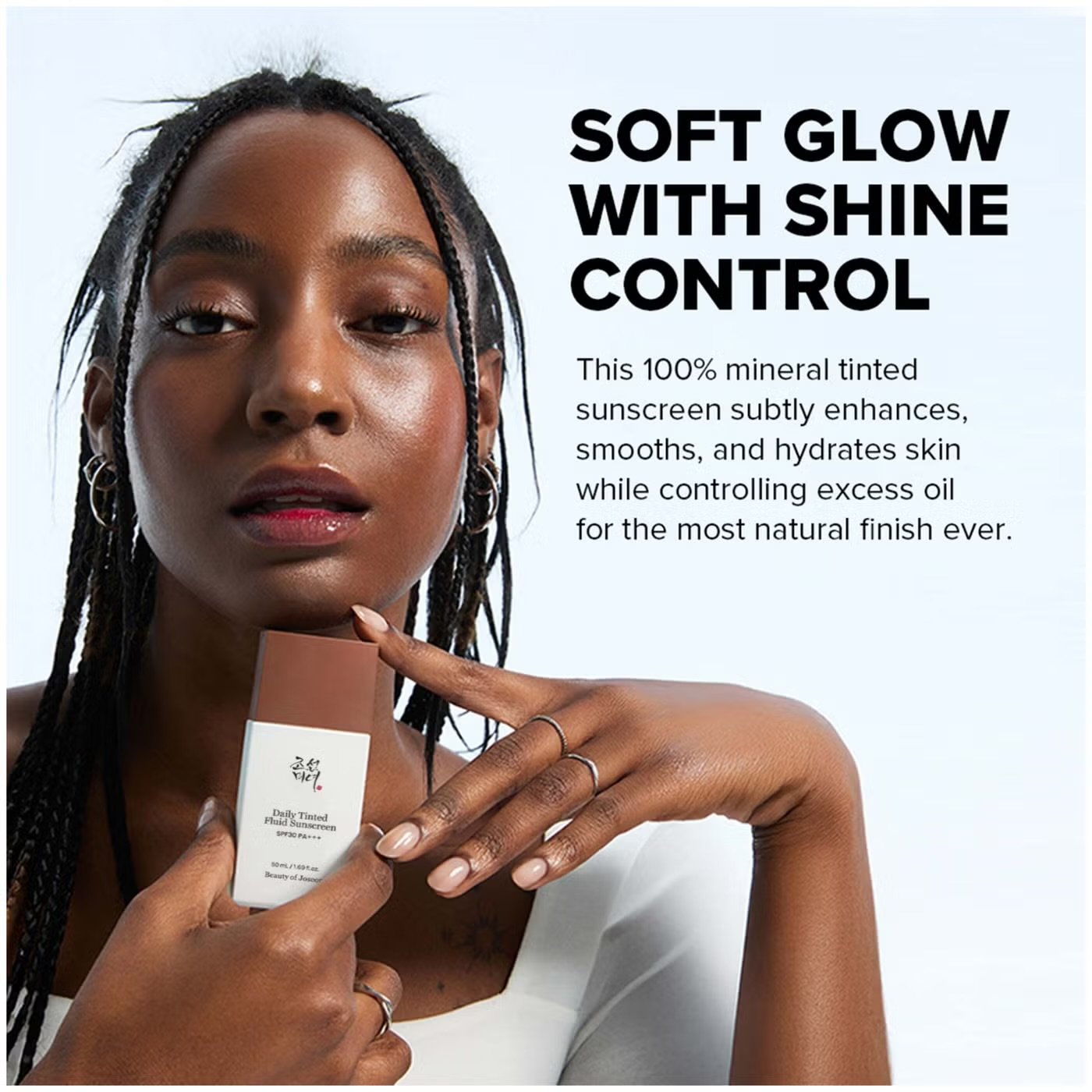 Beauty Of Joseon Daily Tinted Fluid Sunscreen SPF30 50ml No White Cast - Image 4