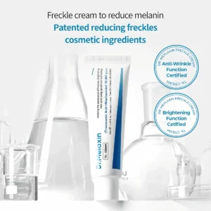 Dr. Melaxin TX Cream is a targeted Korean brightening moisturizer designed to fade dark spots, melasma, and hyperpigmentation without harming the skin barrier.