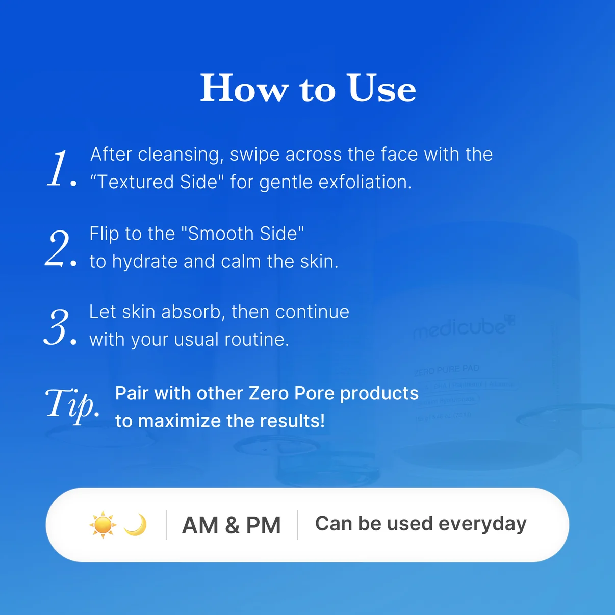 Medicube Zero Pore Pads 155g - Image 4