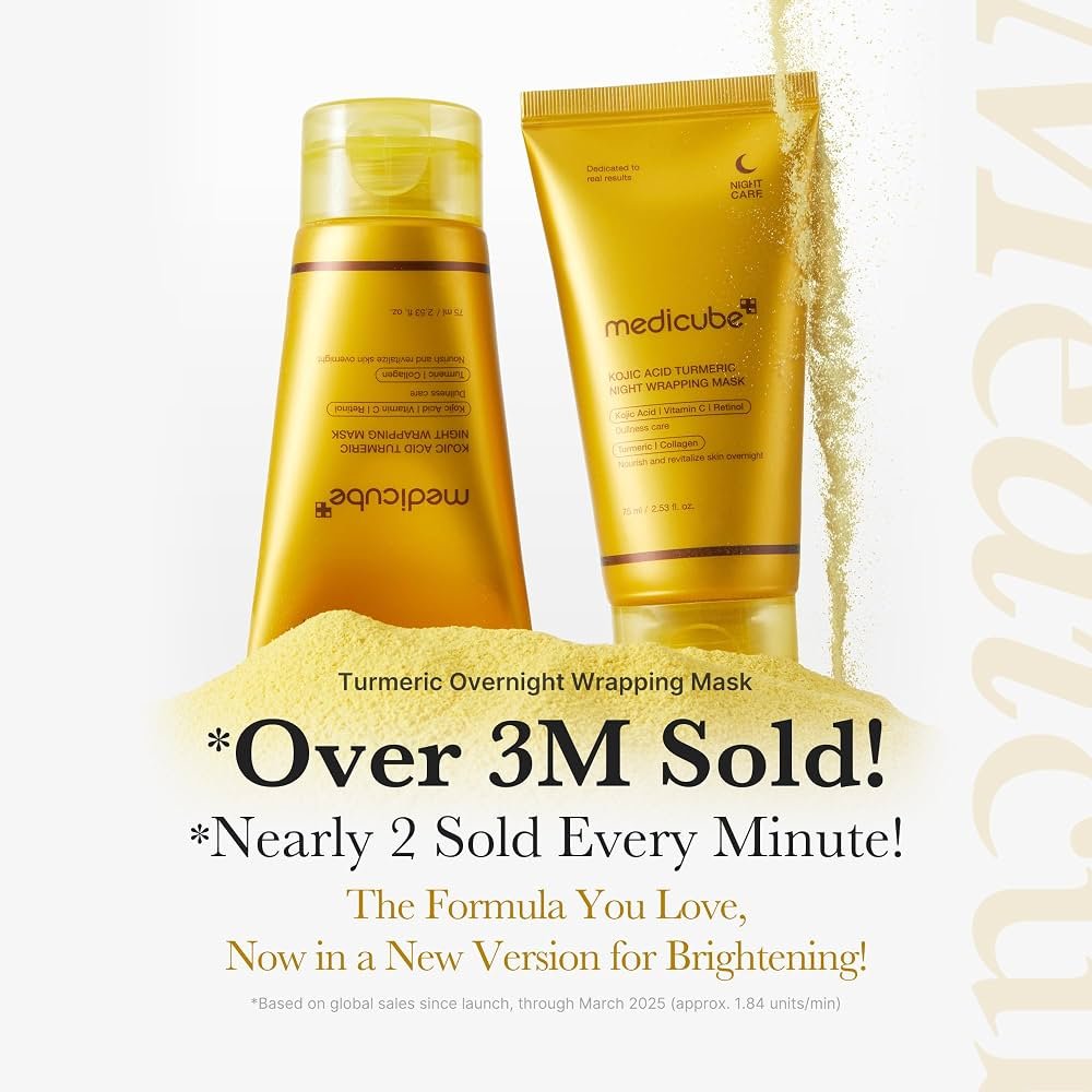 Medicube Kojic Acid Turmeric Overnight Wrapping Mask - Image 5