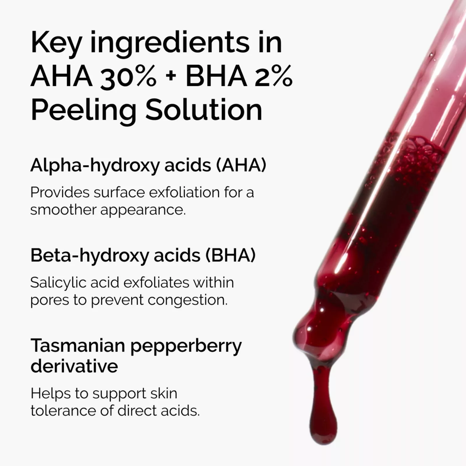 The Ordinary AHA 30% + BHA 2% High-Strength Peeling Solution for Brightening 30ml - Image 4