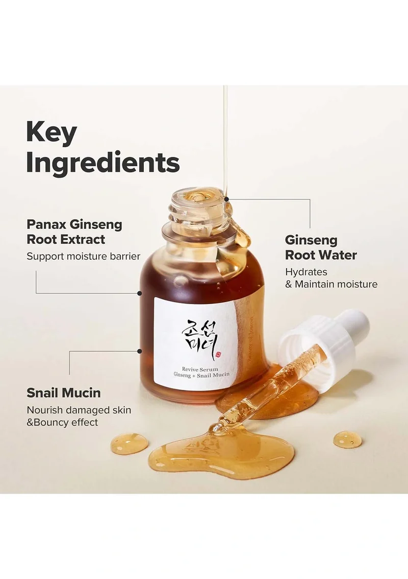 Beauty of Joseon Glow Serum/Snail Mucin Serum 60ml/30ml - Image 9