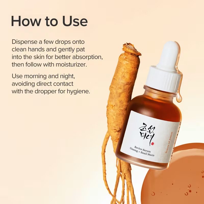 Beauty of Joseon Glow Serum/Snail Mucin Serum 60ml/30ml - Image 12