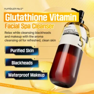 No.5+ Glutathione Vitamin Facial Spa Cleanser