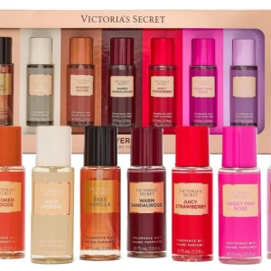 Victoria’s Secret BODY FRAGRANCE 7-Piece Fragrance Mist Layering Gift Set with Bare Vanilla