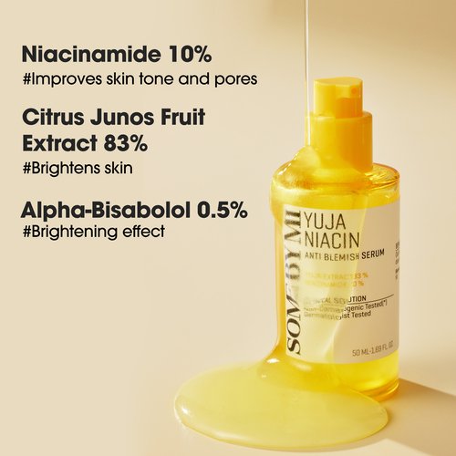 SOME BY MI Yuja Niacin Anti Blemish Serum – 1.69oz, 50ml - Image 7