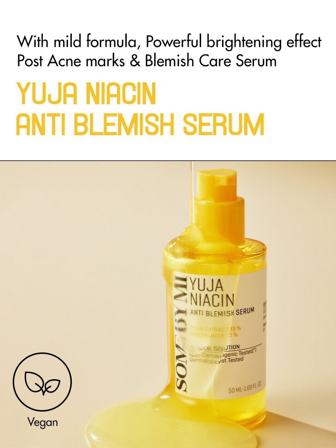 SOME BY MI Yuja Niacin Anti Blemish Serum – 1.69oz, 50ml - Image 4