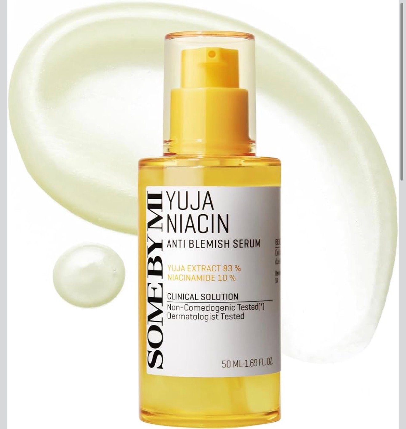 SOME BY MI Yuja Niacin Anti Blemish Serum – 1.69oz, 50ml